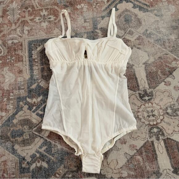 We Are HAH Hot As Hell Free People Back Off Bodysuit Small New - Picture 3 of 11